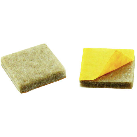 Patin Superfeutre Beige 24x24 - 12 Pce - VYNEX