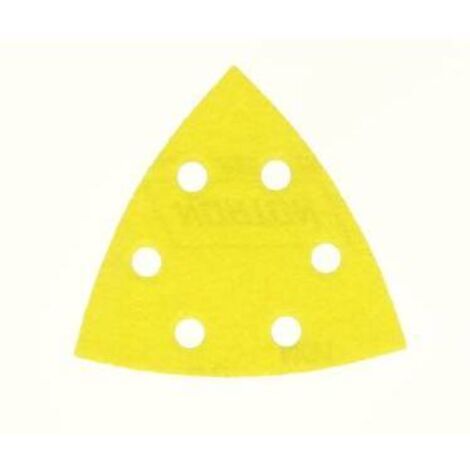 PATIN TRIANGULAIRE ABRASIF NORTON 6 TROU S GRAIN 40 - NORTON CLIPPER - 66623379838
