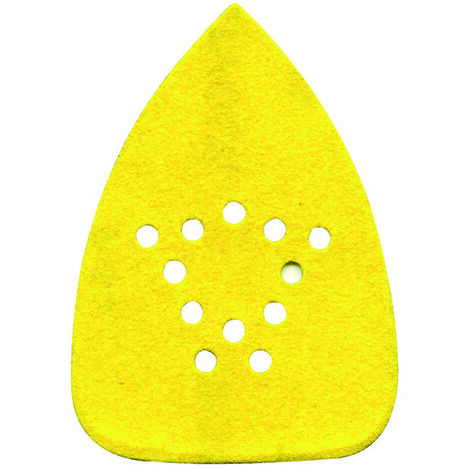 Patín velcro perforado - 135x95 mm - Grano 120