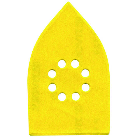 Patín velcro perforado - 175x105 mm -  Grano 40
