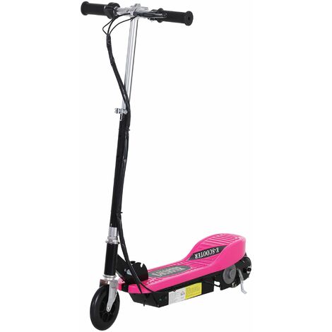 Patinete eléctrico plegable para niños y adolescentes scooter eléctrico con manillar ajustable en altura y frenos carga máx. 50 kg 78x37x87-95 cm