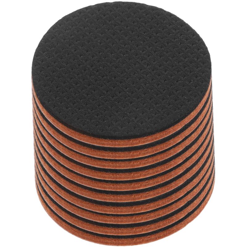 Patins De Pieds De Meubles Auto-adhésifs en Eva Coussinets Feutre Antidérapants Rond 50mm, Protection Silencieuse pour Sols Bois Durs, Lot de 16,