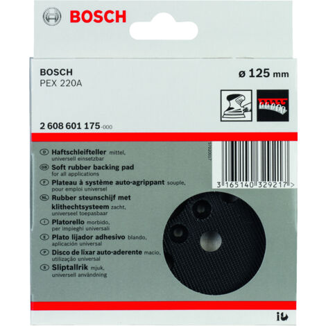 Patins de ponçage sans kit de fixation  BOSCH 2608601175