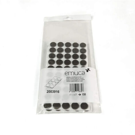 Patins en feutre adhésifs pour meubles diamètre 16 mm, 150 unités