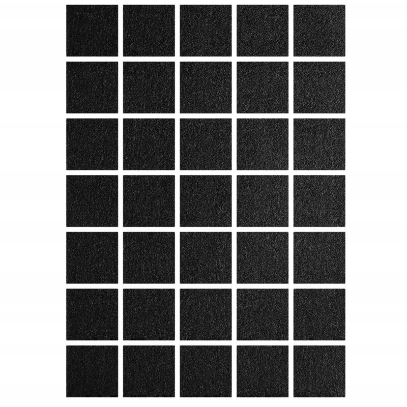 Patins en feutre autocollants 2,5x2,5 cm 35 pièces