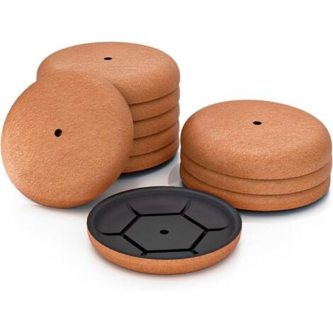 60 Pièces Patins à Vis En Feutre,Clous Patins De Meuble,Ronds 20mm Patins Chaises A Clouer Tampon Chaise Feutre,pour Chaises De Meuble Protecteurs De Pieds De Table