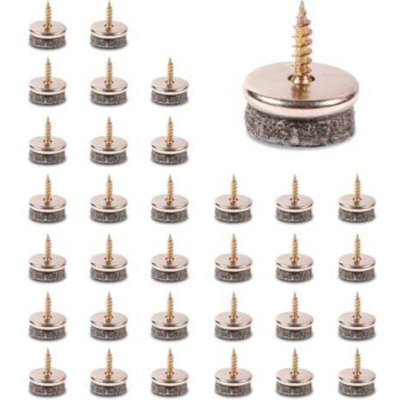 Ersandy - Patins Meubles - 32 Pack Patin De Chaise. Patin Meuble Ave Feutres épai De 5mm sont Une Protection Idéale du Pied De Chaise. Patin Chaise