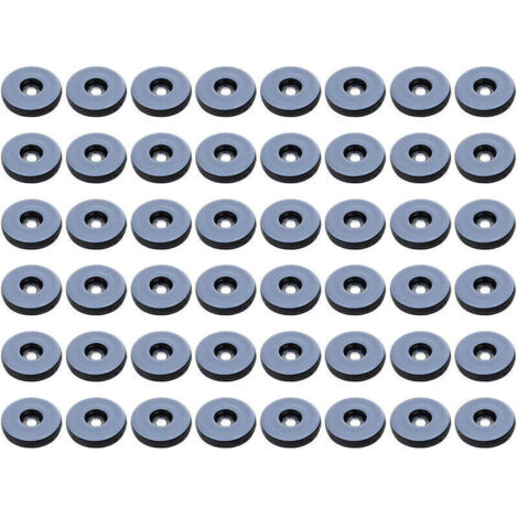 Patins Meubles,Lot de 48 patins de meubles ronds en téflon,Anti-vibration Patins Glisseurs pour Meubles - 19 mm,(Ronde)