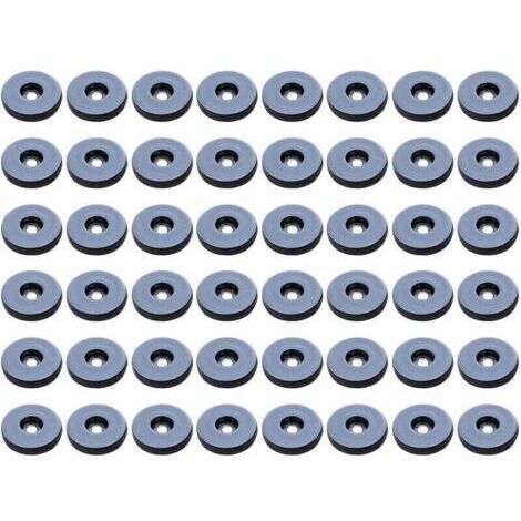 Patins Meubles,Lot de 48 patins de meubles ronds en téflon,Anti-vibration Patins Glisseurs pour Meubles,(Ronde) - 19 mm
