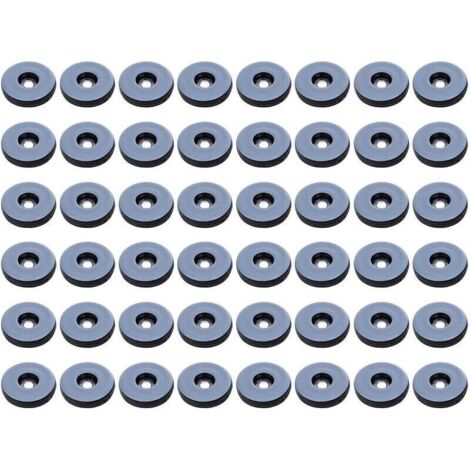 Patins Meubles,Lot de 48 patins de meubles ronds en tflon,Anti-vibration Patins Glisseurs pour Meubles - 19 mm,(Ronde)