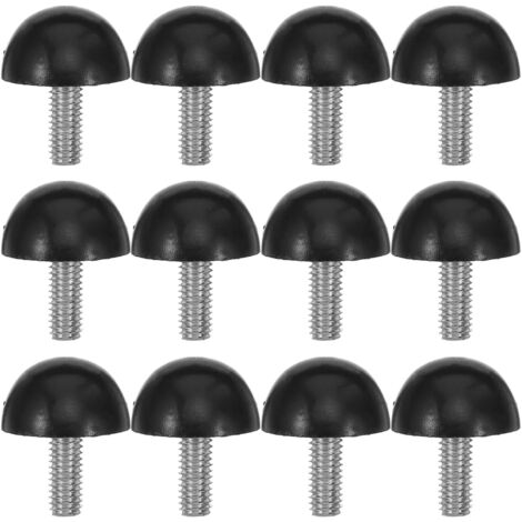 patins r glables pour pieds de meubles filetage M6 x 15 mm