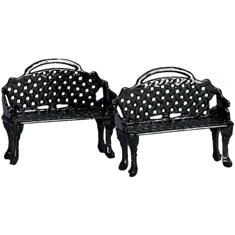 Patio Bench, Set Of 2 - LEMAX COD. 34897