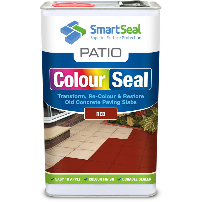 Smartseal - Patio ColourSeal - Red - Red