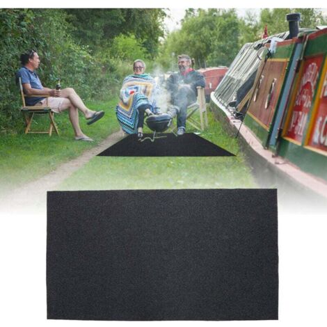 Patio Floor Mat, Fireproof, Heat Resistant, Gas Grill Floor Protector Mat MUMU
