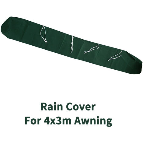 Patio Garden Awning Canopy Sun Shade Shelter Rain Cover Green For 4m Awning