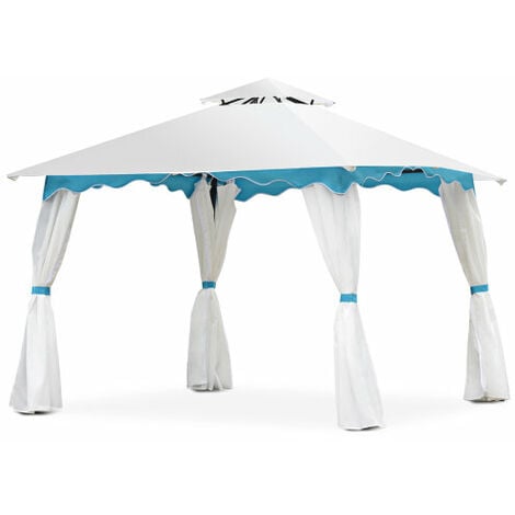 Patio Gazebo Outdoor Steel Canopy Gazebo Sun Shading Canopy Gazebo