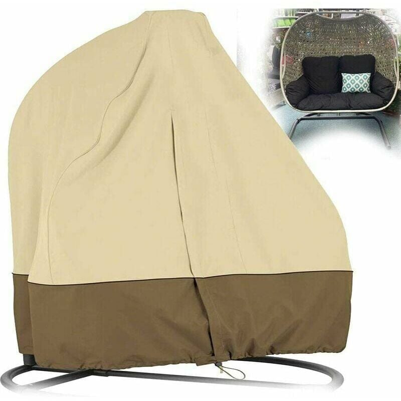 Patio Hanging Egg Chair Cover Double 230 200 Waterproof Rocking Chair Cover Porch Patio Cocoon Egg Chair Garden Furniture Cover With Drawstring