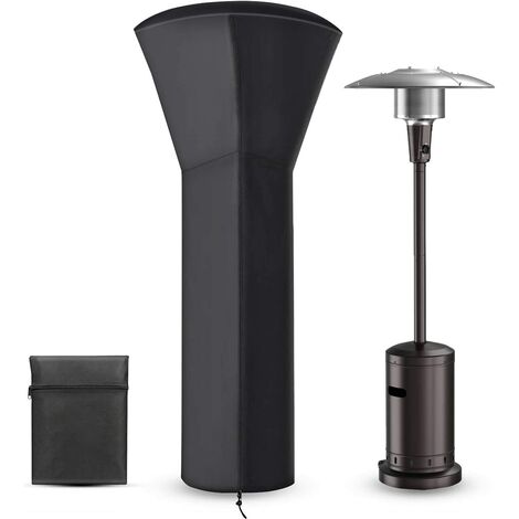 MINLUK Patio Heater Cover Waterproof with Zipper Standup Outdoor Round Heater Covers 89 H x 33 D x 19 B,for Any Season 