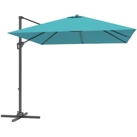 Patio Offset Parasol Umbrella - Blue