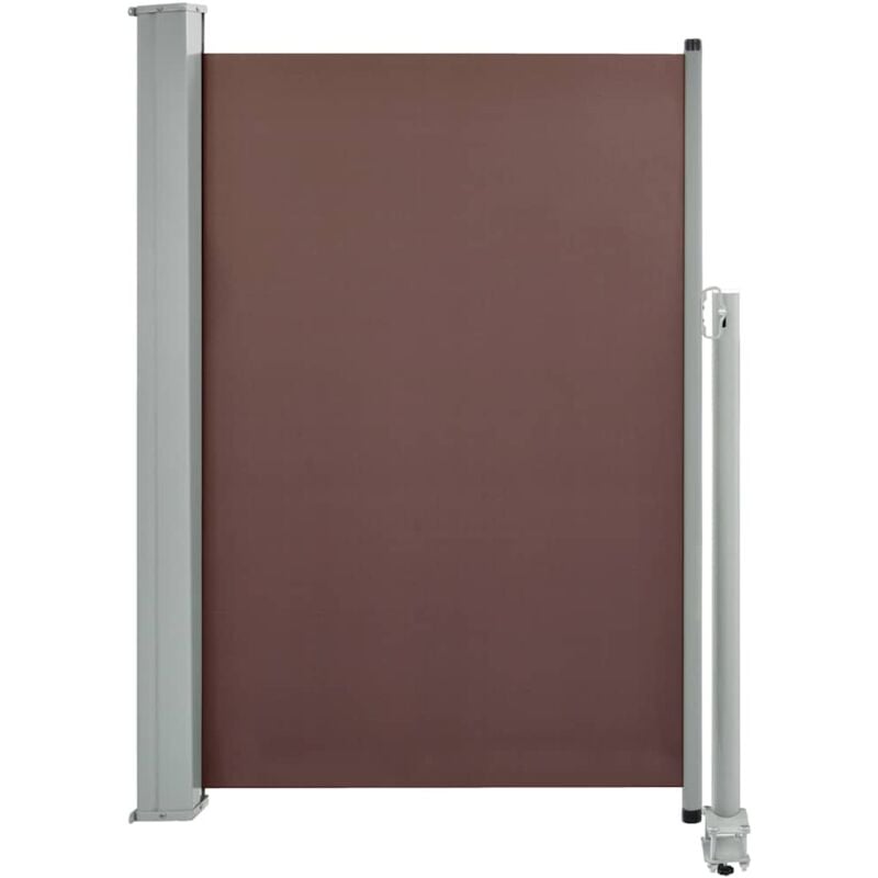 Vidaxl - Patio Retractable Side Awning 120x300 cm Brown