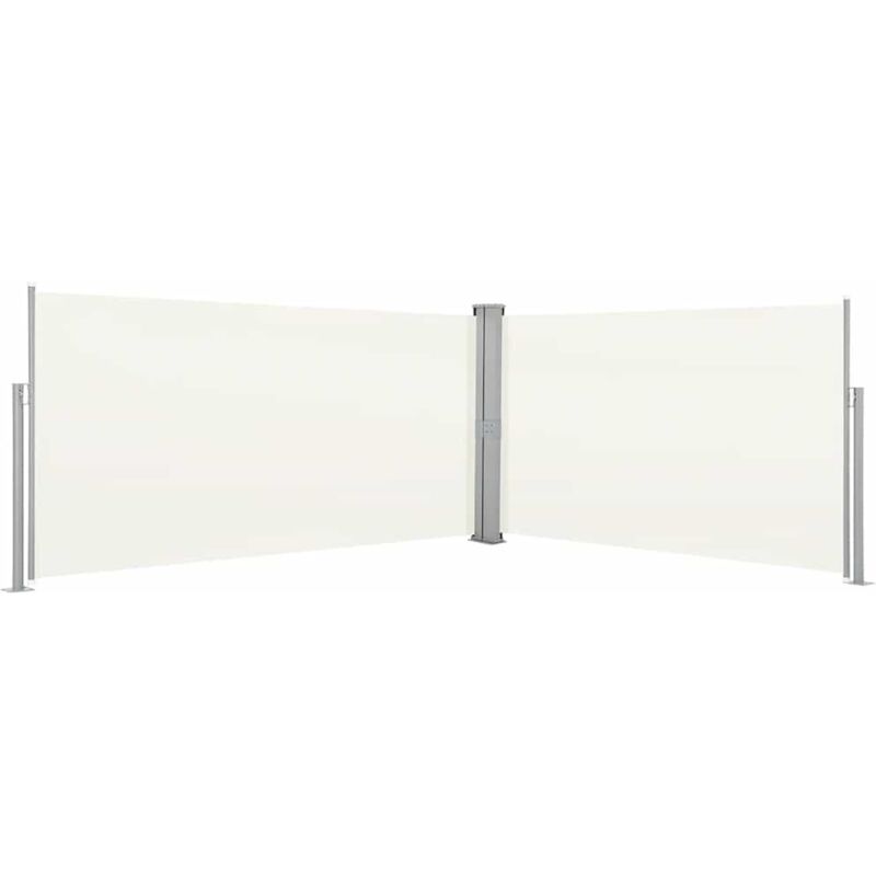 Retractable Side Awning 160x600 Cm Cream Vidaxl
