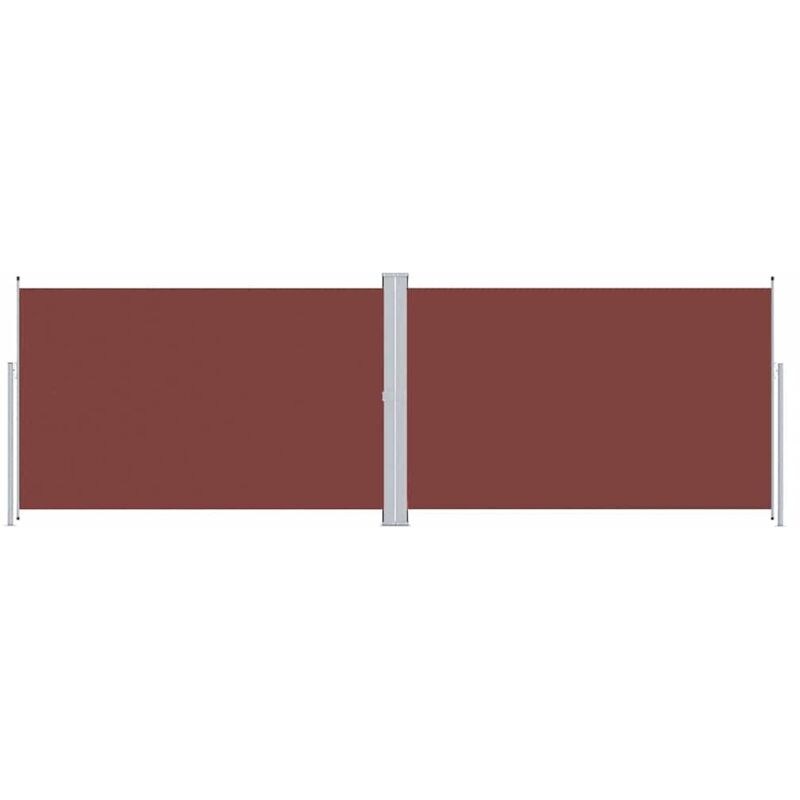 Retractable Side Awning Brown 200x600 Cm Vidaxl