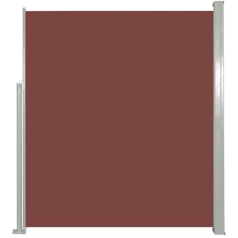 Patio Retractable Side Awning 180 x 300 cm Brown