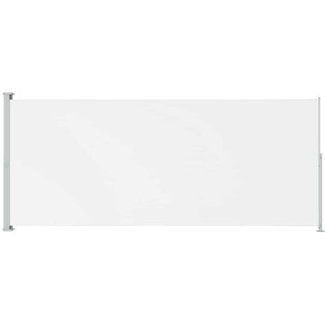 Patio Retractable Side Awning 180x500 cm Cream vidaXL