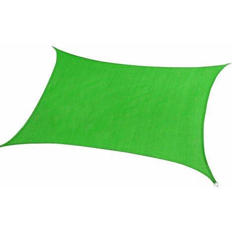 Patio Sun Shade Canopy Auvent Top Remplacement Sun Shade Cover Étanche UV Blocker Sunshade Sail, Green, 3x4m