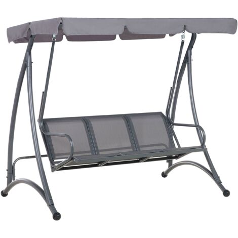 Patio Swing BOGART Metal Grey