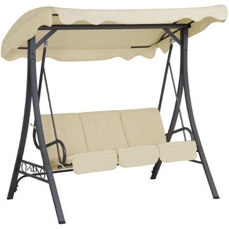 Patio Swing GARBO Metal Beige