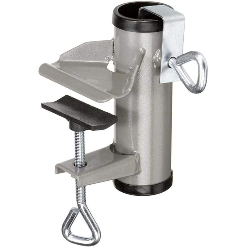 Image of Patio Umbrella Clamp, Metal Umbrella Holder for Balcony, Sunshade, Beach, Fishing, Patio, Balcony