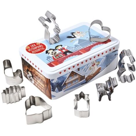 PATISSE - BOITE 18 DECOUPOIRS ALSACE INOX