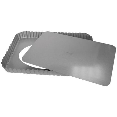 Patisse Moule à tarte rectangulaire inox 32x22 cm