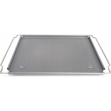 Patisse Plaque ajustable perforée argentée 38x35 cm