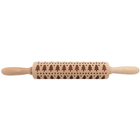 PATISSE - ROULEAU PATISSERIE BOIS DECOR SAPIN