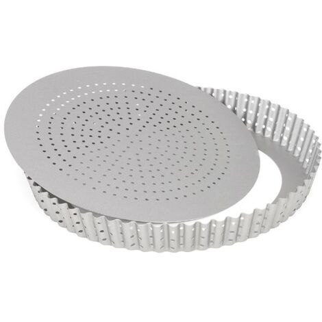 PATISSE SILVER TOP MOULE A TARTE 28CM AA PERFORE AMOVIBLE