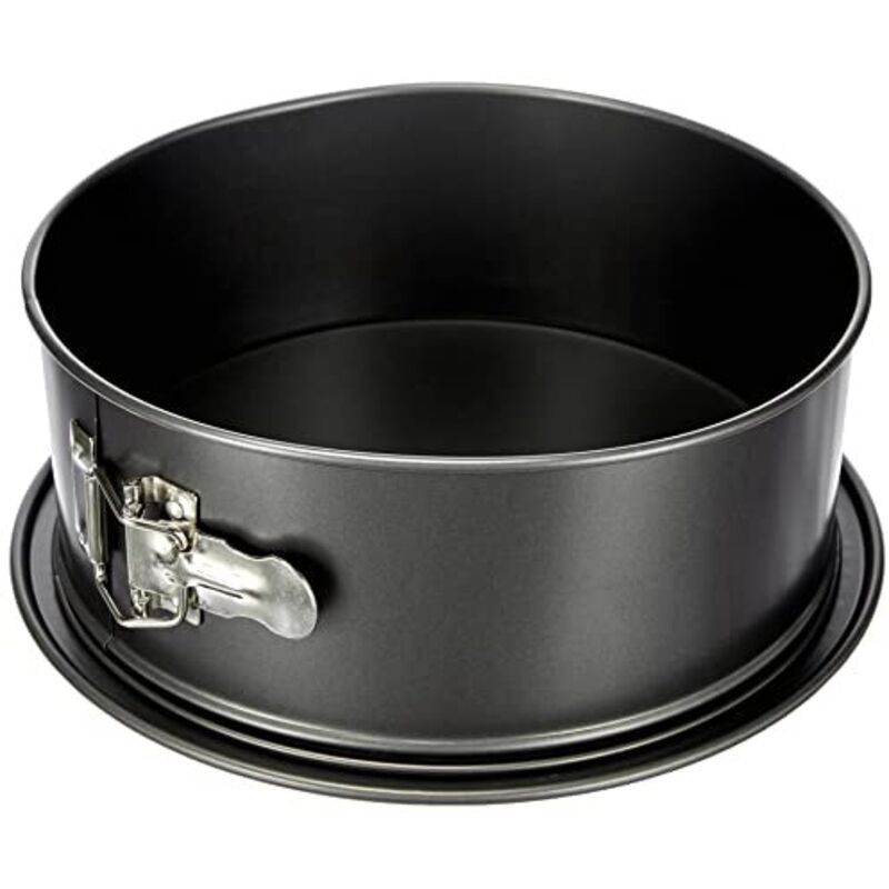 Patisse Teglia Tonda Per Torte In Acciaio Inossidabile, Nero, 22 Cm