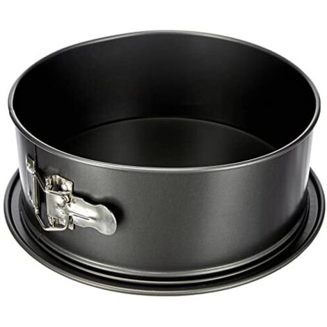 Patisse Teglia Tonda per Torte in Acciaio Inossidabile, Nero, 22 cm