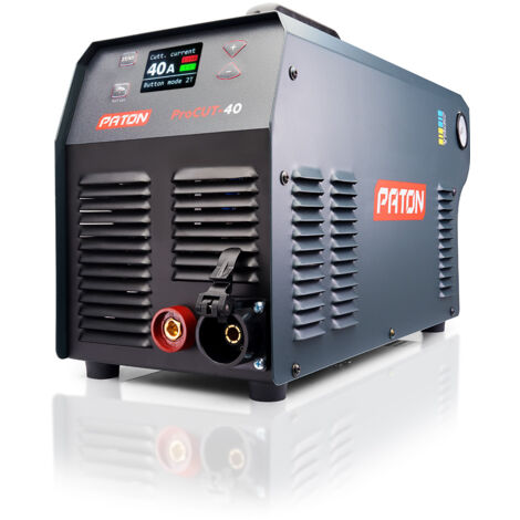 PATON ProCUT-40 Découpeur plasma 240V 40A – Coupe nette jusqu’à 12 mm, machine de découpe de l’acier, équipement portable