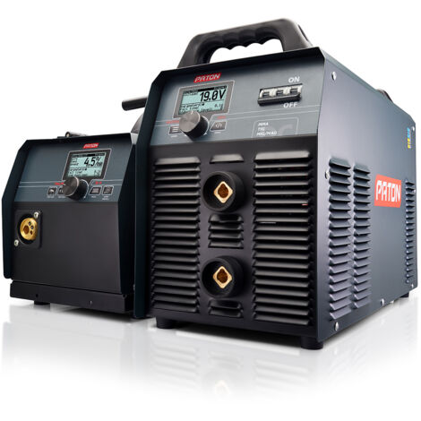 PATON ProMIG-500-15-4-400V (WAM) Soudeur MIG 3-en-1 400V, 15-4 – Kit industriel, torche MIG et onduleur, poste de soudage utilisable avec ou sans gaz