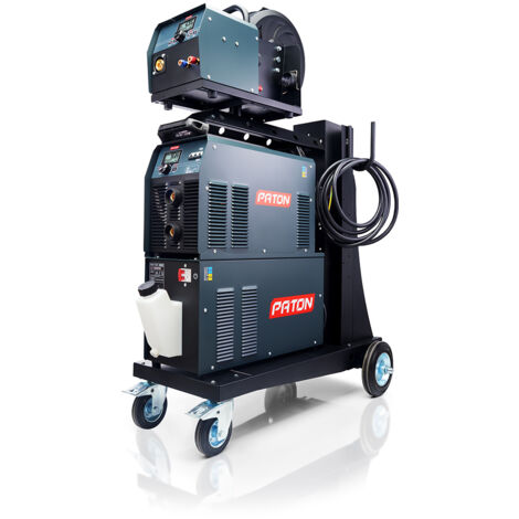 PATON ProMIG-500-15-4-400V WK Soudeur MIG 3-en-1 400V, 15-4 – Kit industriel , torche MIG et onduleur, poste de soudage utilisable avec ou sans gaz