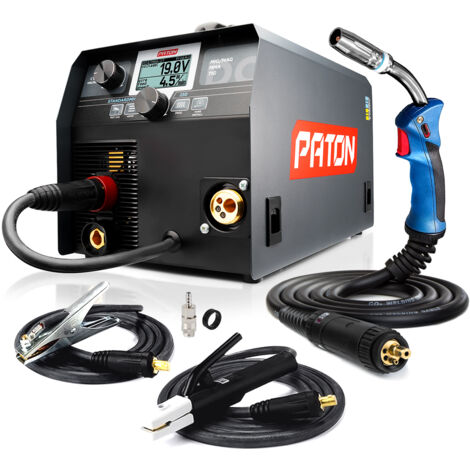 PATON StandardMIG-250 Poste à souder – Soudeur MIG 3-en-1, MMA, TIG LIFT, 230V, MIG sans gaz
