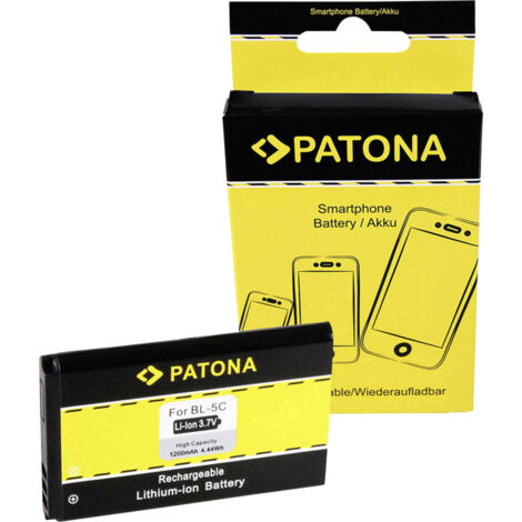 Patona BL-5C 6600/3100/7610/6230 Kamera-Akku ersetzt Original-Akku (Kamera) BL-5CA, BL-5CB, BL-5C, H