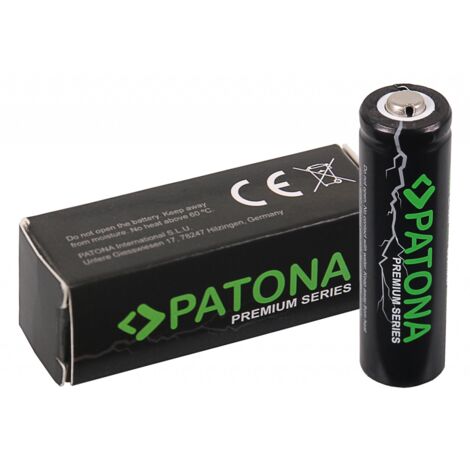 PATONA Premium 14500 Zelle ICR14500 Li-Ion Akku 3,7V 800mAh