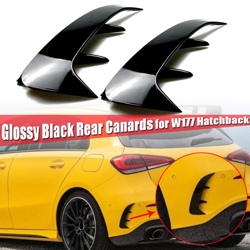 

Patos de repuesto Flick trasero negro brillante para Benz W177 A200 A250 A35 AMG 2019