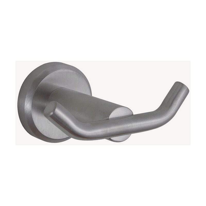 Kroos ® - Patère crochet double Nickel brossé - Tokio