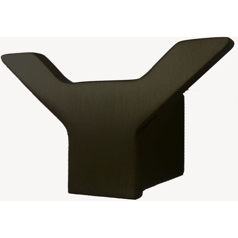 Kroos ® - Patère murale double crochet Noir - Osaka