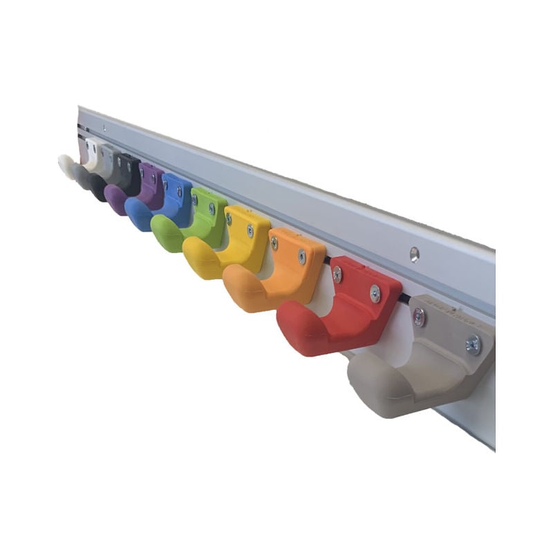 Patère parsafe avec clavette - 1 tête - noir Wattelez