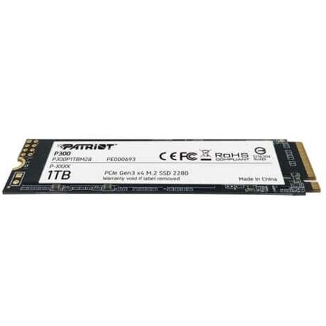 Patriot Viper P300 M.2 PCI-Ex4 NVMe 1TB SSD